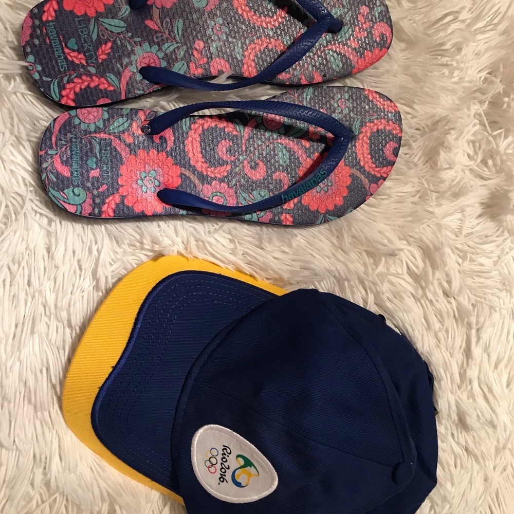 Brazil Flip Flops and 2016 Olympic Cap